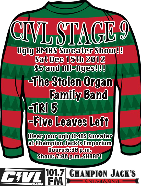 CIVL STAGE 9 - UGLY SWEATER SHOW!
